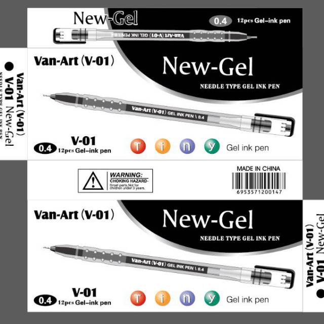 

Bolpoin New Gel Van-Art V-01 ( 1 kotak 12 pc)