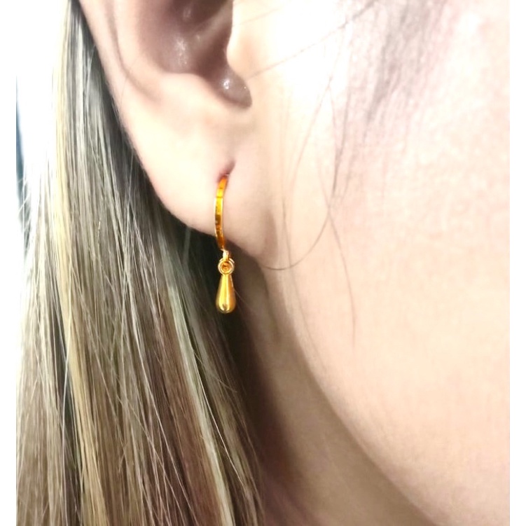Anting / anting rimg / lapis emas / yaxiya / xuping / anting anak