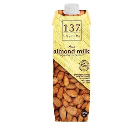 

(BISA COD) 137 DEGREES 1L Real Almond Milk / Susu Almond 137 Degree's TERBARU Kode 1051