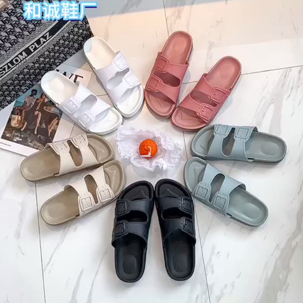 PROMO 10.10 PUNCAK ☀ACCBAYI☀ SF07 Sandal Gunung Slop Slip On Teplek Wanita Pria Sandal Cewek Sandal Cowok Sandal Unisex Sandal Import Sandal Premium