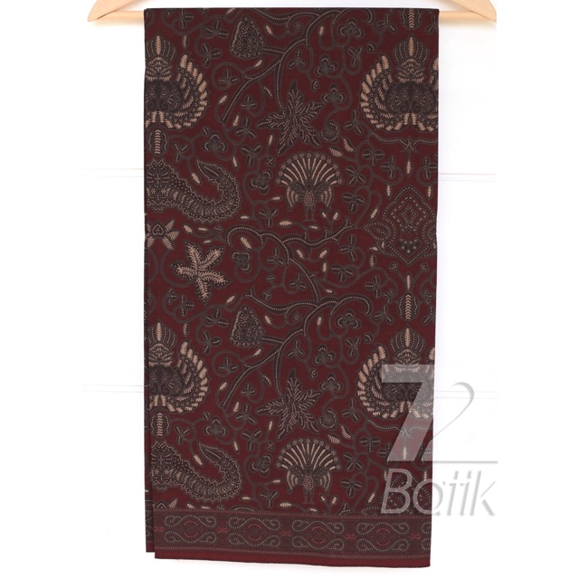 BAHAN BATIK PREMIUM Katun Warna Merah Maron Maroon Marun 722675 Cap 72 Jarik Jarit Samping Kebat Panjang Batik Katun Modern Premium Bahan Seragam Batik Pernikahan Kantor Keluarga Murah Kamen Jadi Batik Bali Lembaran