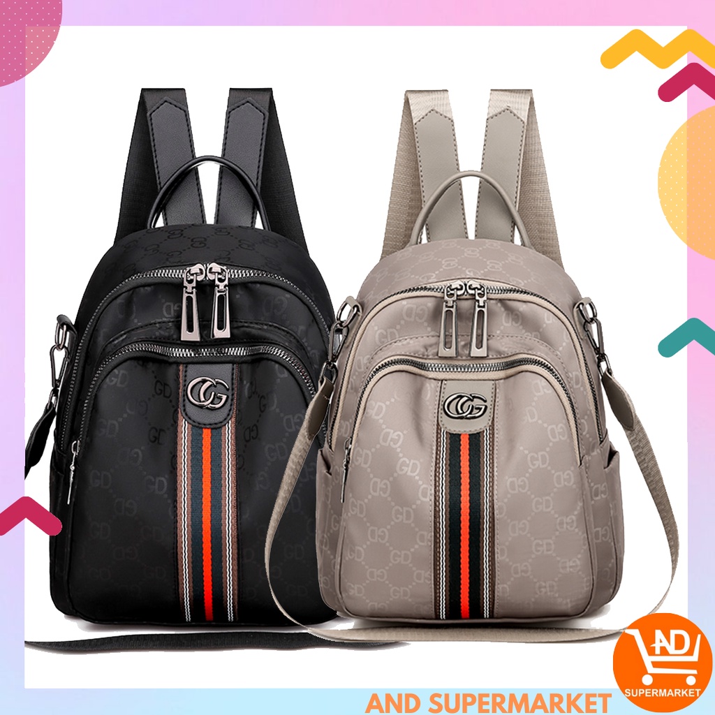 AND COD Tas Ransel Wanita Kain Oxford + Polyester Ransel wanita multifungsi Ransel korea T200