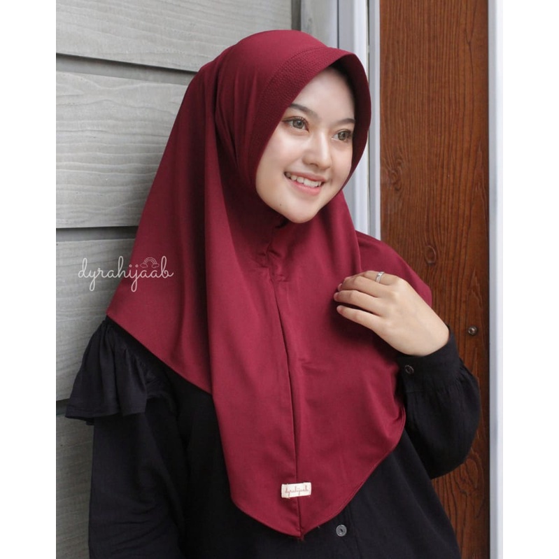 hijab bergo sport menutup dada jilbab bergo hamidah size m