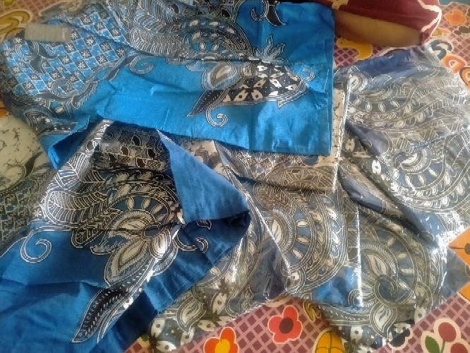 Size M L Xl Xxl New Kemejapria Lengan Pendek 848vo Pilot Pangkat 4029ys Batik Pria Turambi
