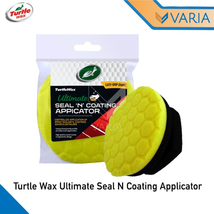 Turtle Wax Ultimate Seal N Coating Applicator Spon Poles Anti Baret