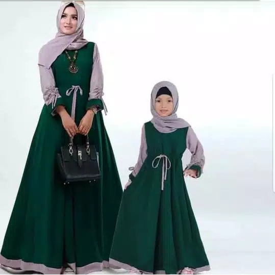 Set-Family-Muslim-Busana- Renata Couple Pakaian Wanita Fashion Muslim - Botol -Busana-Muslim-Family-