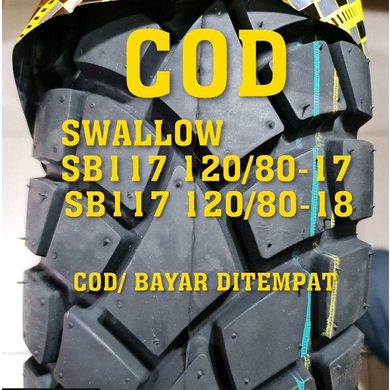 (SWALLOW) SB117 - 120/80-17 - 120/80-18 BAN LUAR TUBBLES