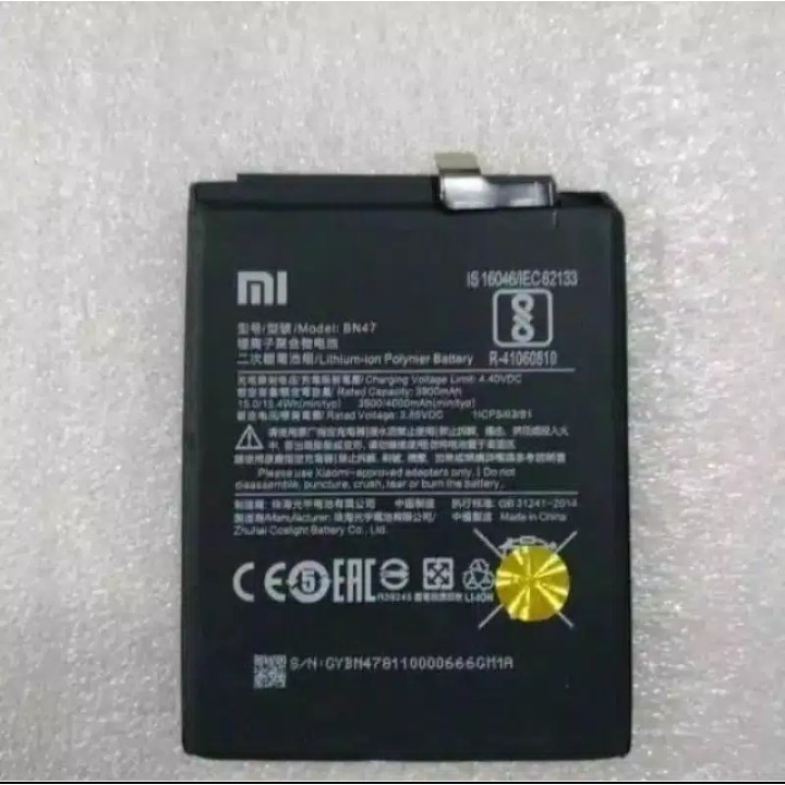 (NC) Baterai Batre Battery Original Redmi 6 Pro Mi A2 Lite BN47