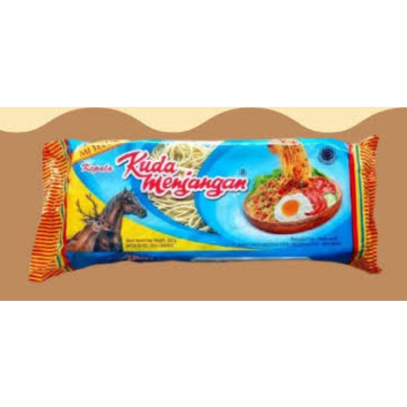 

Mie kuda menjangan bulat kecil
