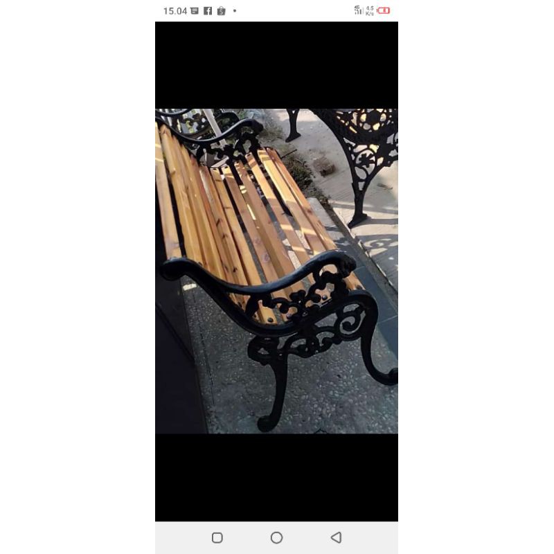 kursi taman minimalis