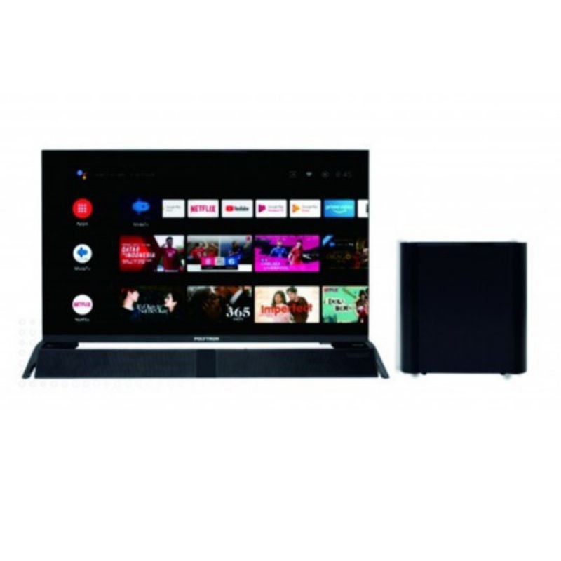 TV POLYTRON ANDROID 32In 32bag9953 + Sound bar