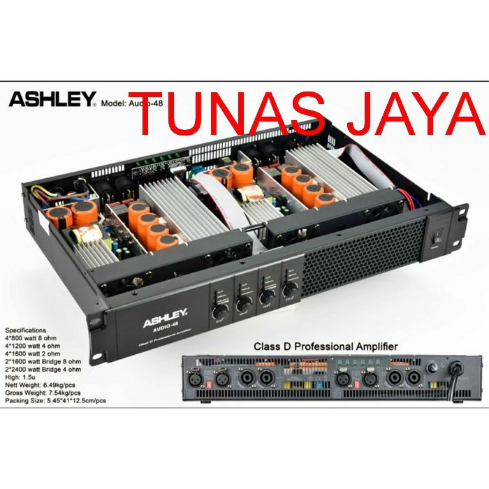 PROMO MURAH Amplifier Ashley Audio 48 Original Power 4