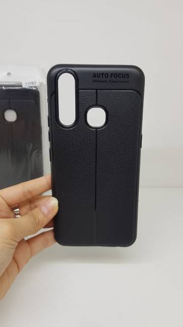 Auto Focus Vivo Z1 Pro 6.53 inchi Leather Soft Case Vivo Z1 Pro  Auto Fokus Vivo Z1 Pro Kulit Jeruk