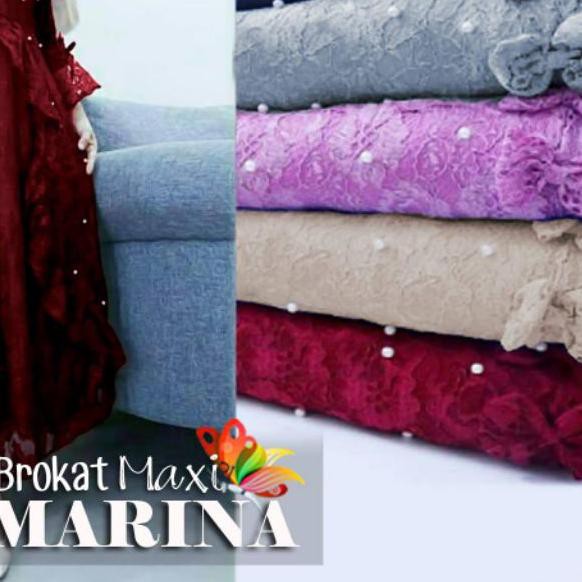 ☚ MAXI MARINA GAMIS BRUKAT GAMIS MUSLIM FASHION MUSLIM MURAH ➶