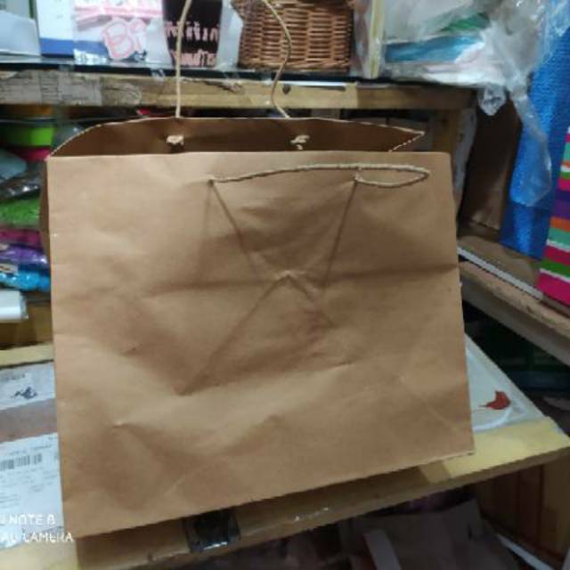 

Paper bag buat nasi kotak box 30 terlaris dan murah isi 12 pcs