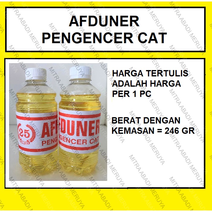 

Pengencer Cat Afduner Cap Jigo 25