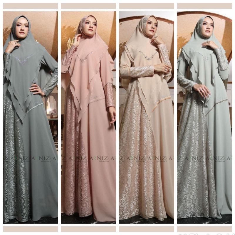 ARYANI SET BY ARNIZ/ARYANI SET SYARI BY ARNIZ COLLECTION/ARYANI SET/GAMIS BY ARNIZ/ARNIZ TERBARU/SET