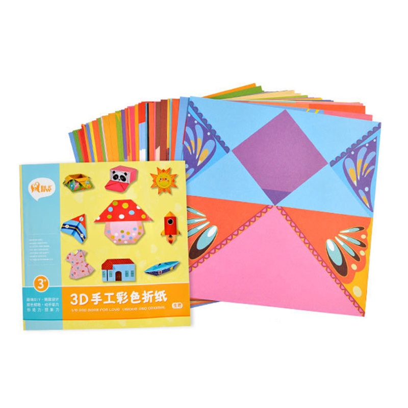 Mary 54pcs DIY Origami Paper Craft Kit Untuk Anak Pemula Perlengkapan Pesta Kerajinan Tangan Interaktif &amp; Accs Classroom Pr