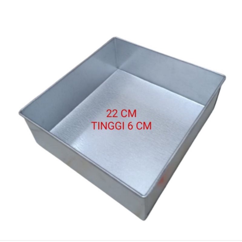 Loyang kue bolu kotak persegi brownis loyang oven murah harga satuan