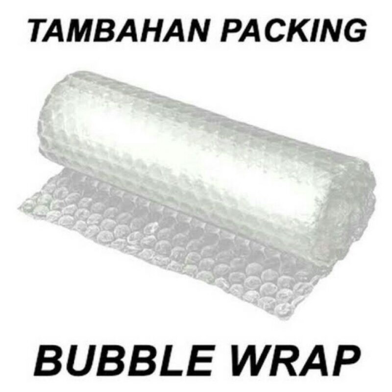 

BUBBLE WRAP TAMBAHAN EXTRA PACKAGING