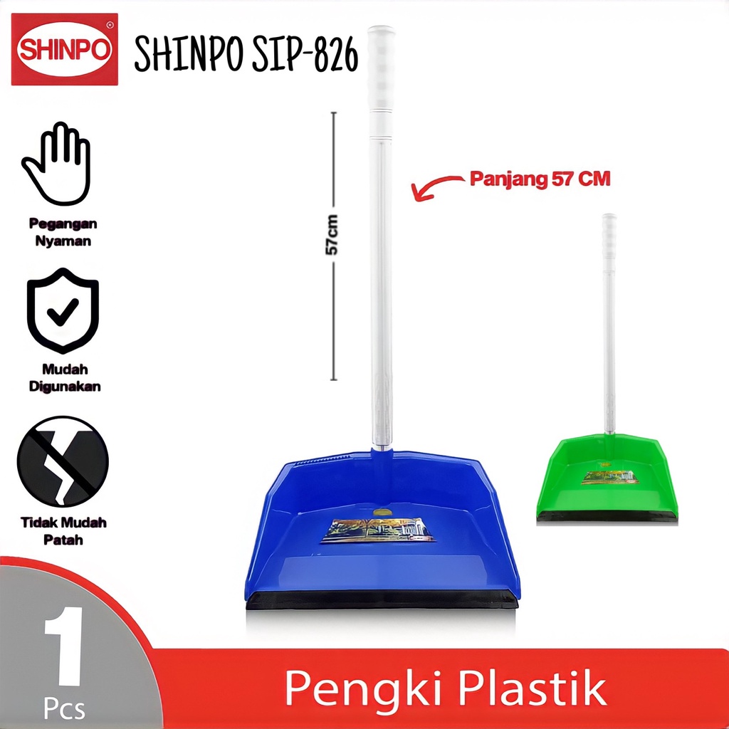 ( BISA COD ) PROMO PENGKI SEROKAN PLASTIK SHINPO BUONO SIP-826 / SEROKAN GAGANG PANJANG / PENGKI MURAH / SEROKAN PLASTIK MURAH / SEROKAN SAPU / ALAT PEMBERSIH