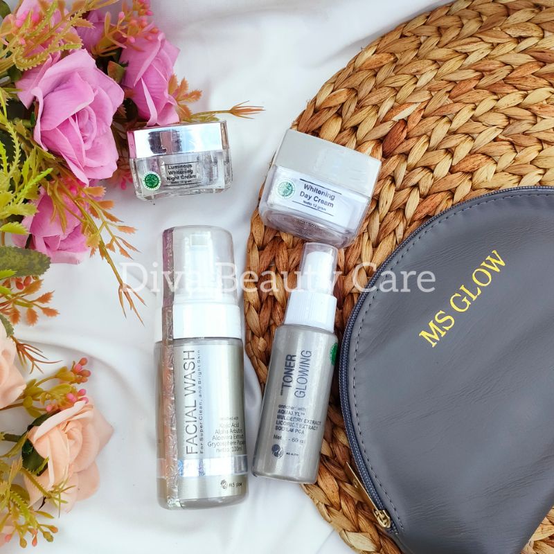 MS GLOW PAKET LUMINOUS/PAKET KULIT SENSITIF