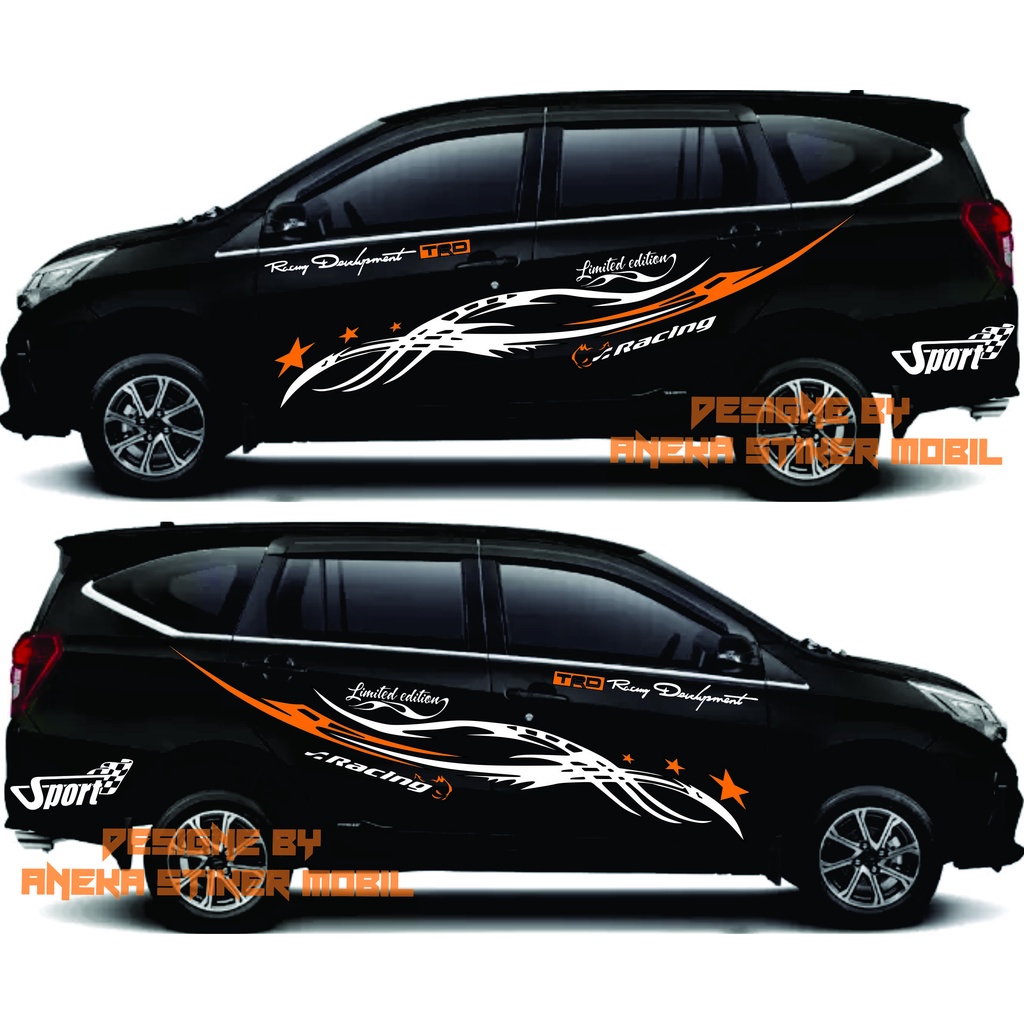 Terbaru cutting stiker mobil Sigra sport stiker terbaru stiker mobil sigra