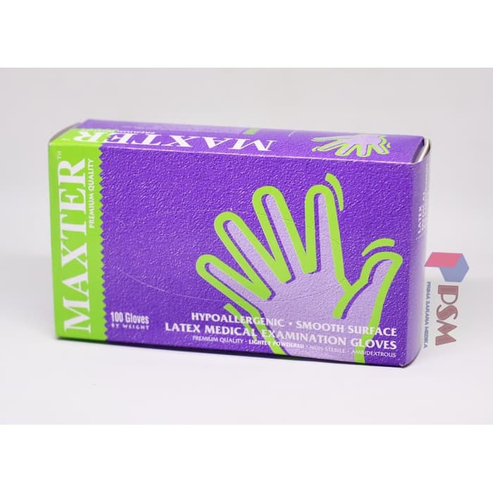 Sarung Tangan Handscun HANDSCOON MAXTER Latex 100 pcs