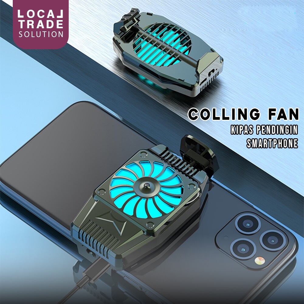 TaffGo Smartphone Cooling Fan Kipas Pendingin HP Coller Phone Mobile Gaming Radiator Heat Sink