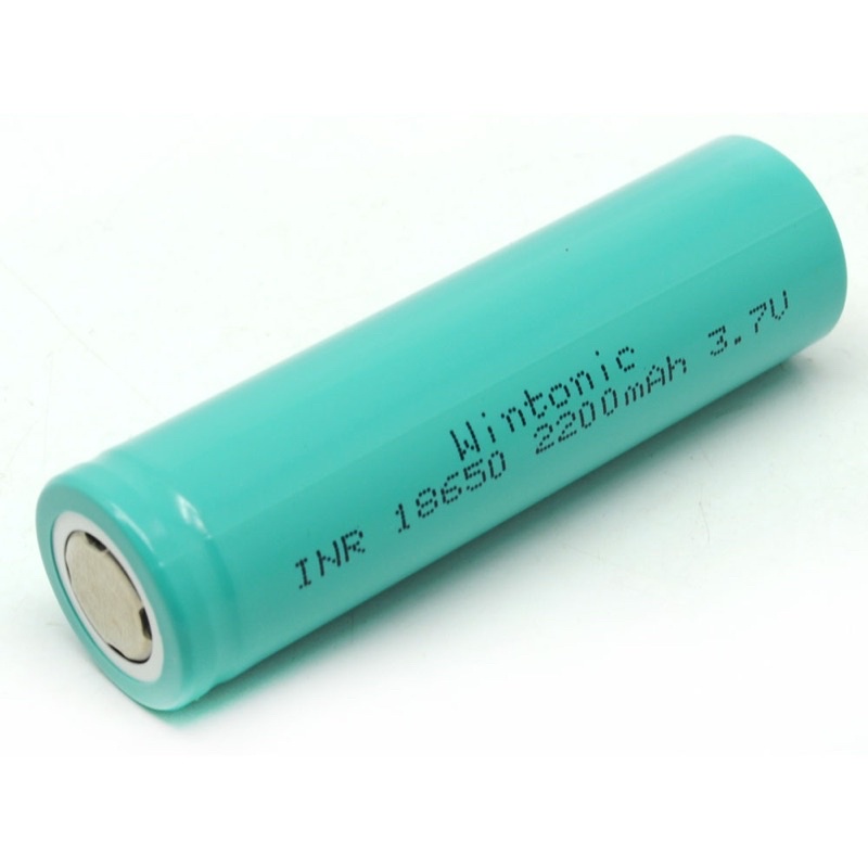 WINTONIC Baterai 18650 INR 3.7V 2200mAh Flat Top - Multi-Color