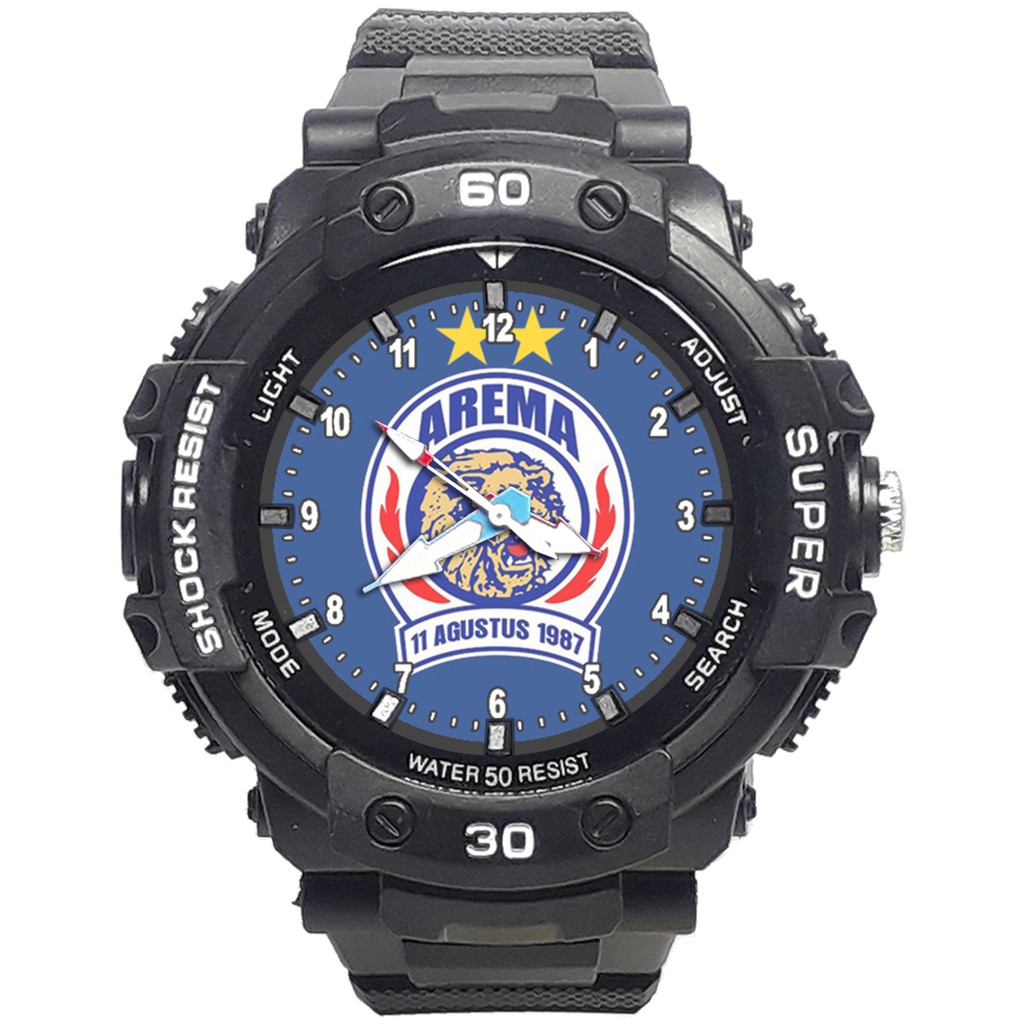 Jam Tangan  AREMA MOTIF 5 Bagus