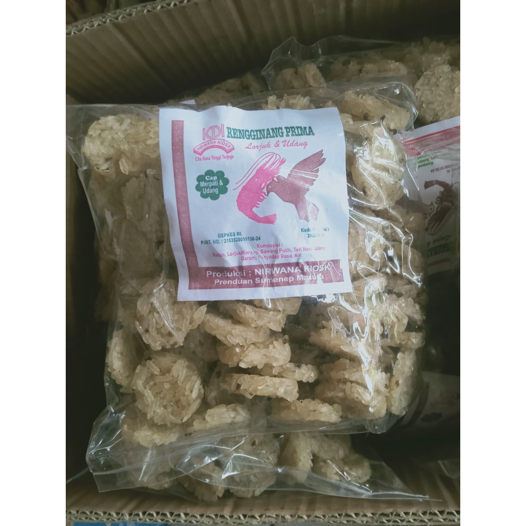 

Rengginang Prima Cap Merpati dan Udang