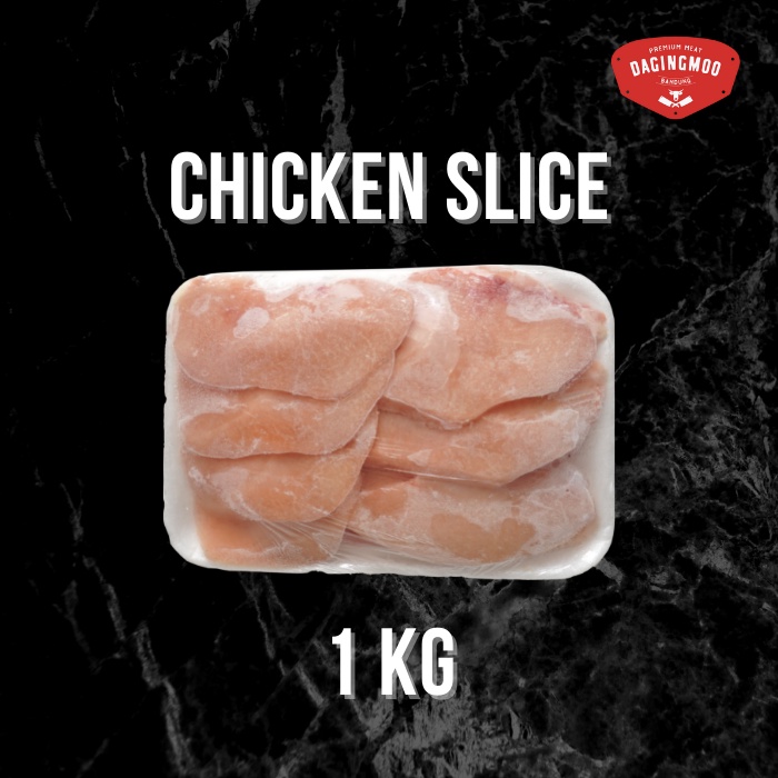 

Slice Chicken Fillet 1kg GROSIR / Daging Slice Ayam Kiloan 1kg