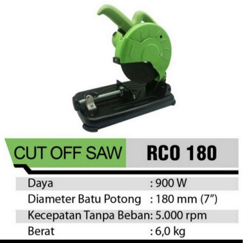 Cut Off Ryu RCO 180 Mesin Potong Besi 7 Inch