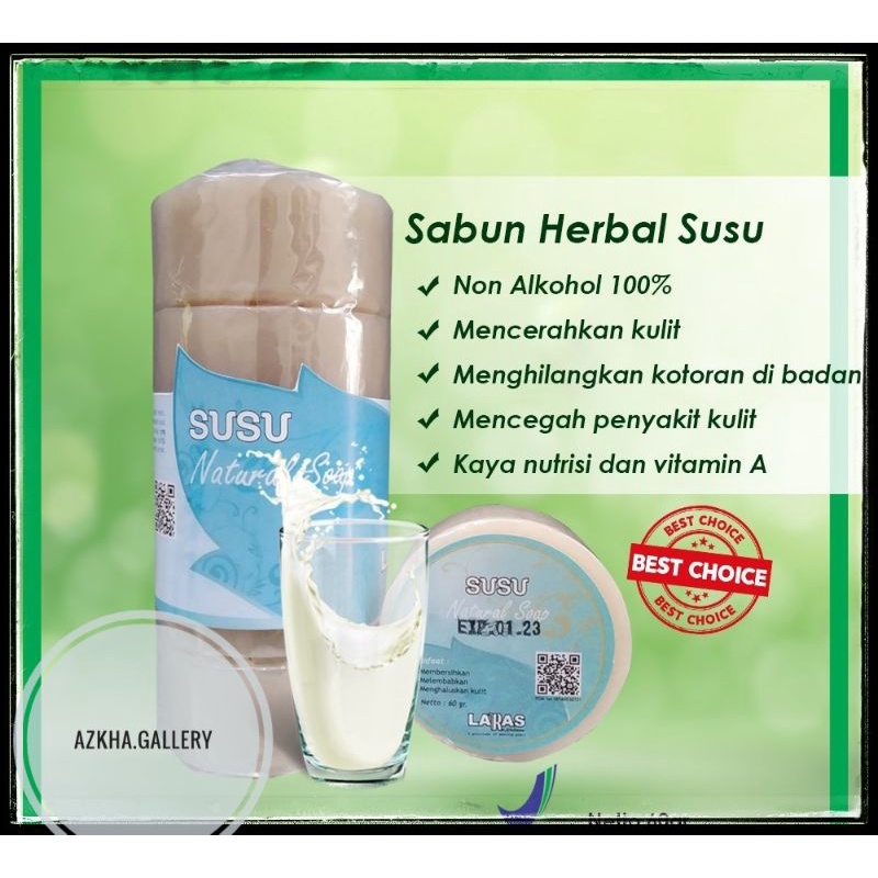 ✅ COD / Sabun Susu Pemutih Wajah dan Tubuh