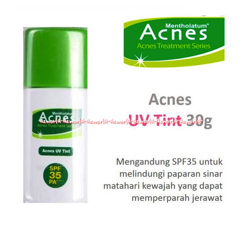 Acnes UV Tint SPF 35 PA Daily UV Protection Acne Care Vit E B6 30gr