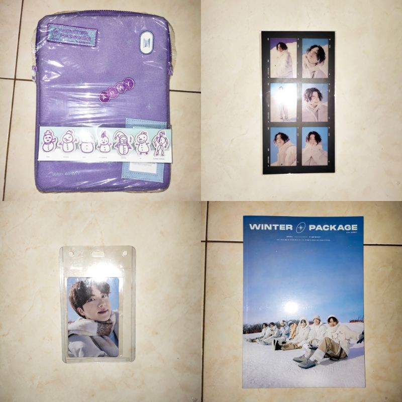Open Sharing BTS Winter Package 2021 (6-Cut Photo Film Jungkook & Photocard RM)