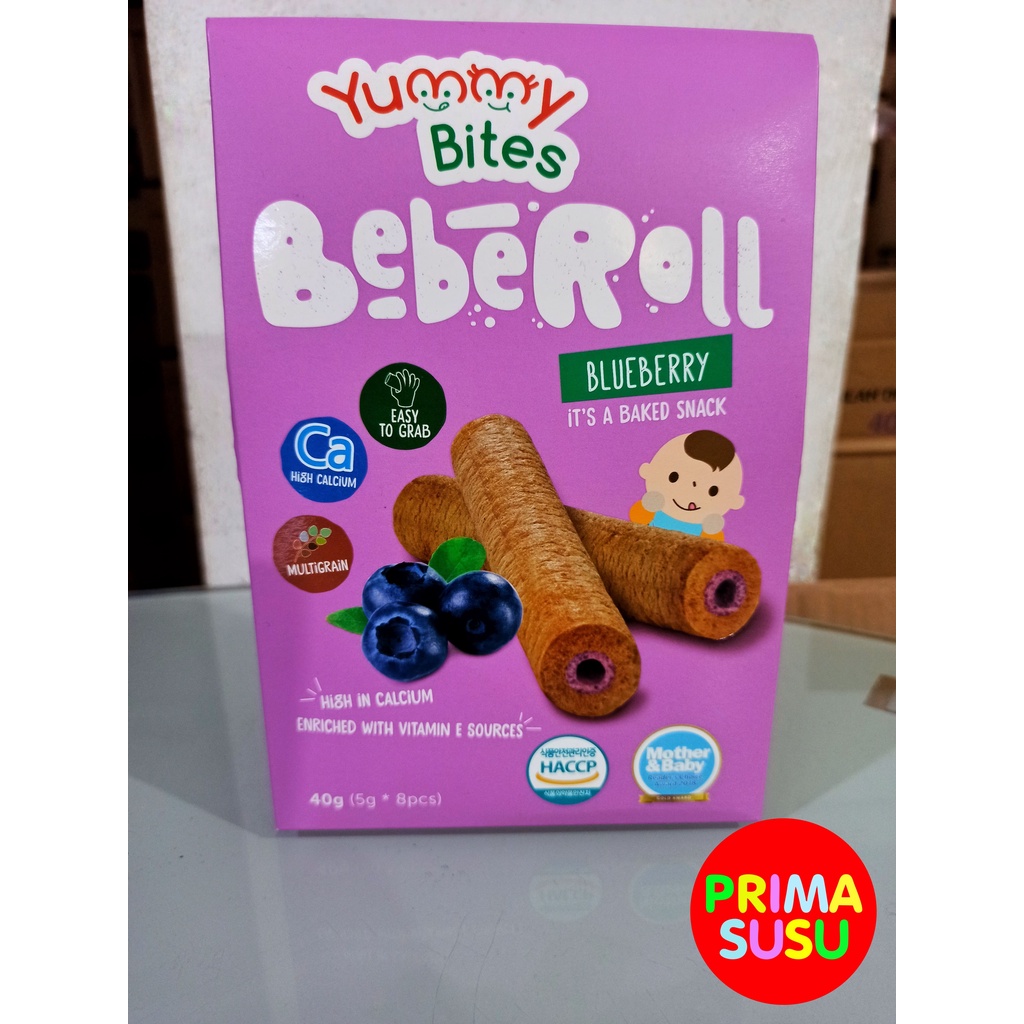 Yummy Bites Beberoll Blueberry 40 GR