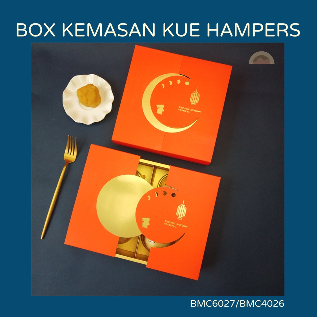 

[5 PCS] Box Kotak Packaging Imlek Nastar Mooncake Kue Bulan isi 6 BMC6027