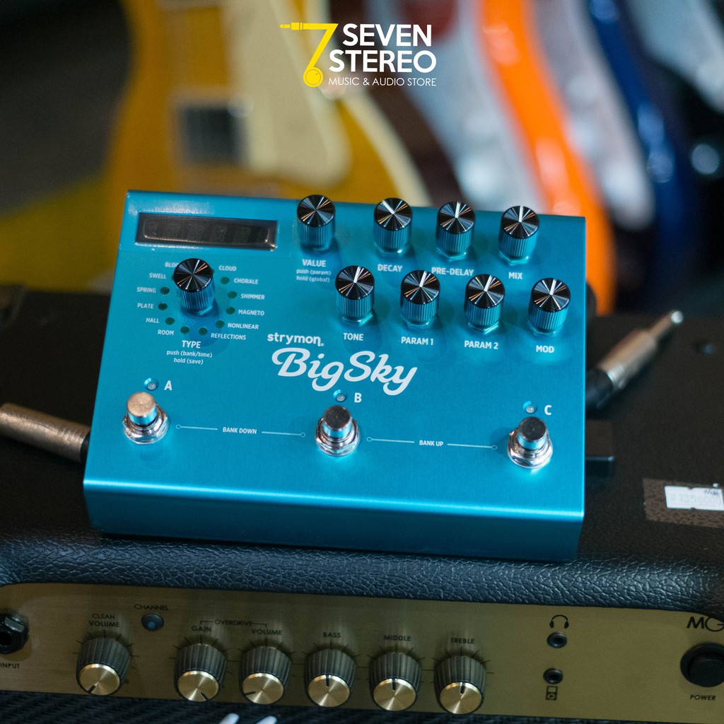 Strymon BigSky Multidimensional Reverb Pedal Effect Stompbox