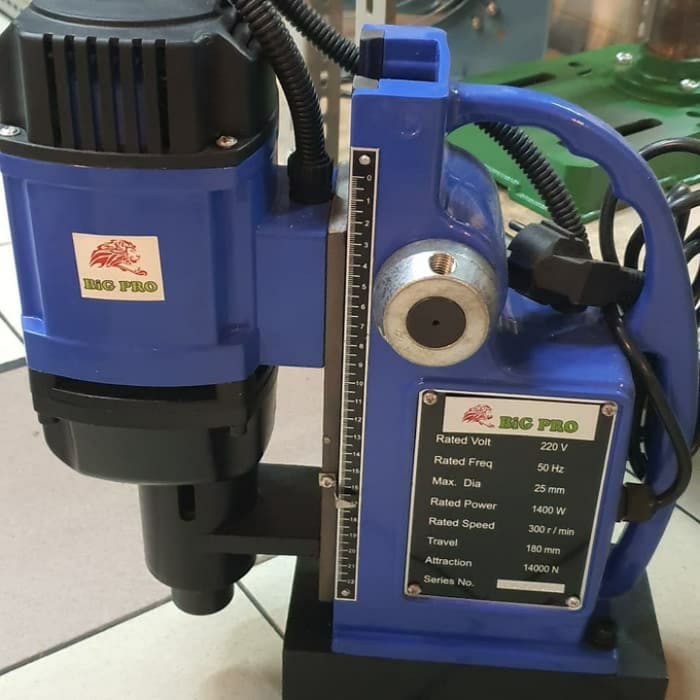 kepala bor duduk magnetic ukuran 25mm magnetic drill press head unit