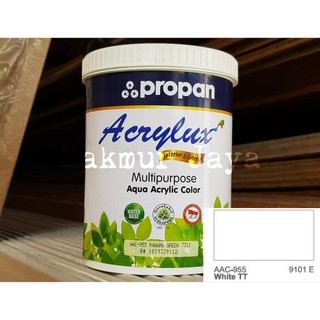 Terpercaya Propan Acrylux White Tt Putih Cat  Duco Besi  