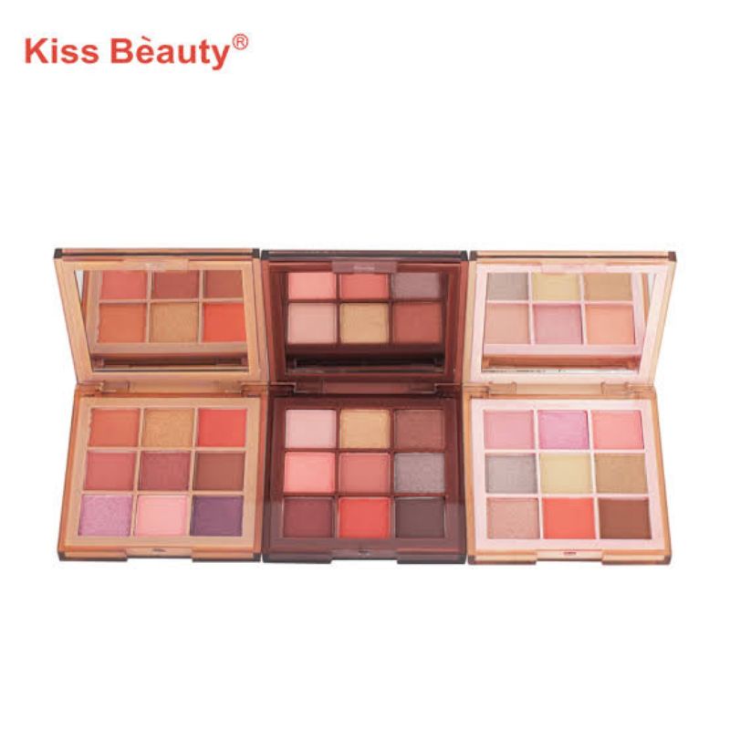 [Per Pc] Eyeshadow Kiss Beauty NUDE Medium / Rich / Light Palette 87159-03ABC