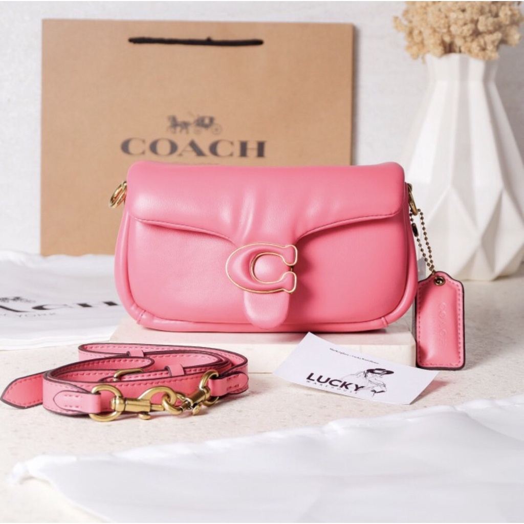 Coach Mini Pillow Tabby Shoulder Bag 18 In Pink - ORIGINAL 100%