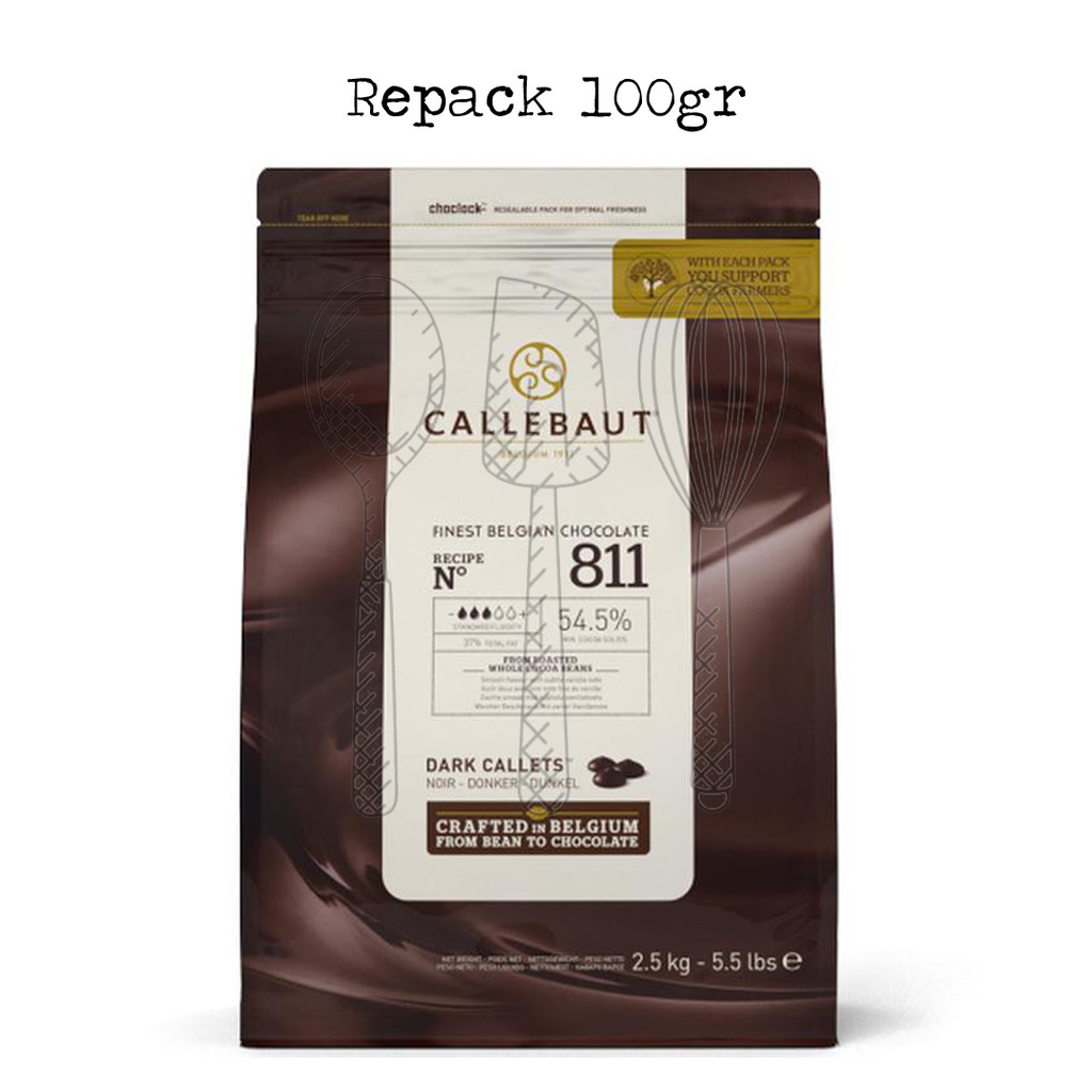 

Callebaut Bittersweet Chocolate 54,5% repack 100gr