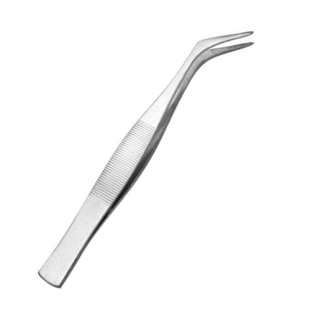 [Jianxin] Stainless Steel Multifunctional Elbow Straight Clip Eyelash Grafting Tweezers