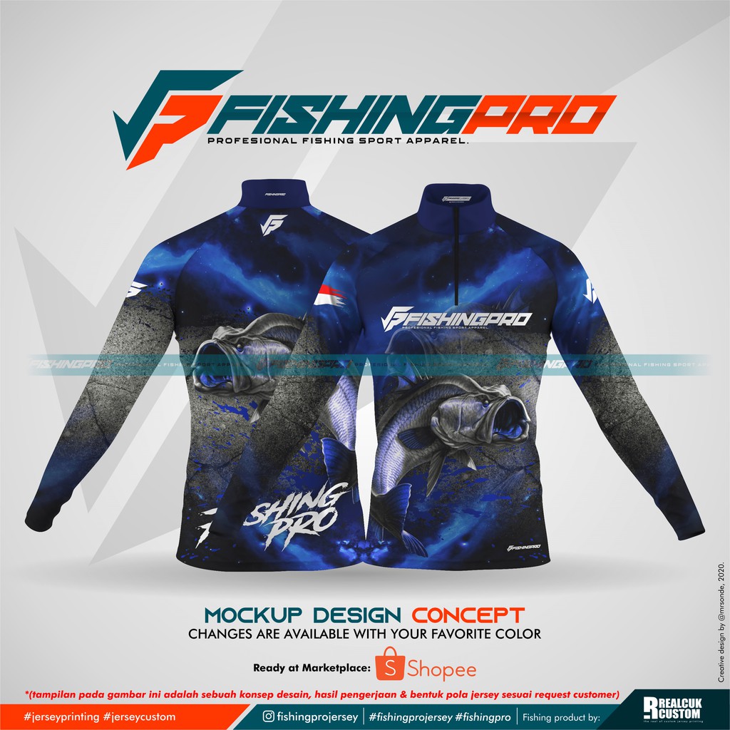 [ CUSTOM ] Jersey Mancing GALAXY Printing | Micro UV