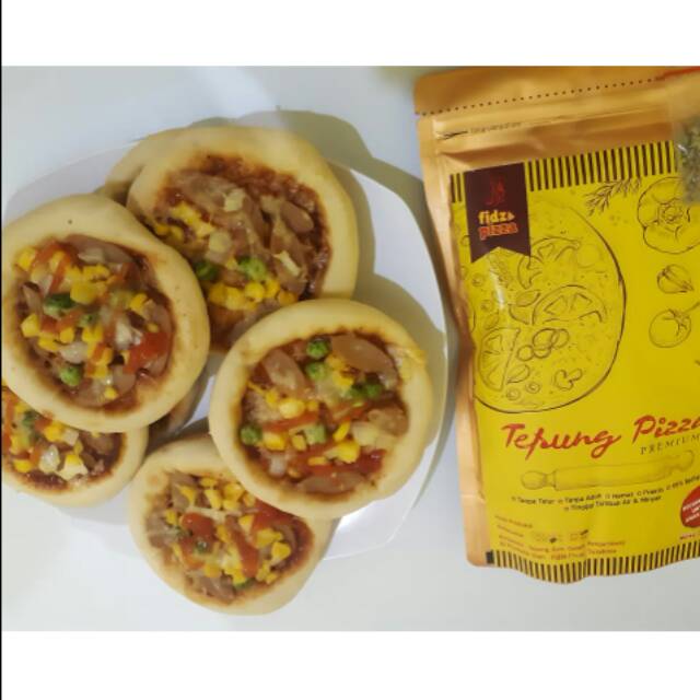 

Tepung pizza premix / tepung pizza tanpa oven