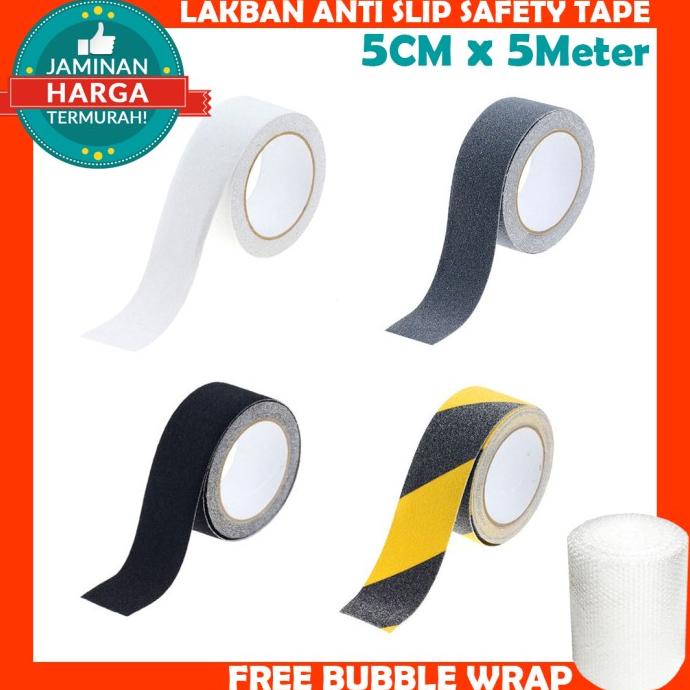 

Lakban Anti Slip Safety Walk Tape Anti Licin Sticker Tangga 5M X 5Cm Terlariss