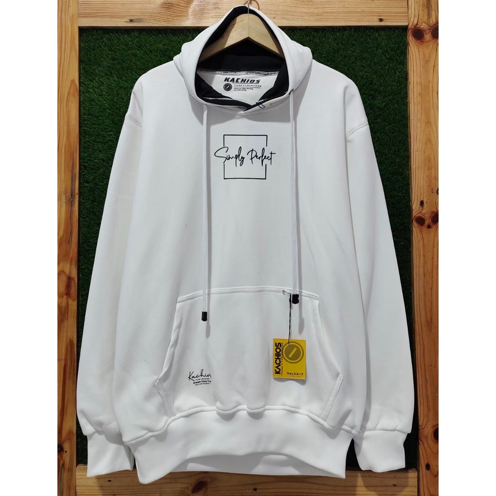 [BAYAR DITEMPAT] Sweater Jaket Hoodie Distro Pria/Wanita Kachios Polos Original Premium TERLARIS